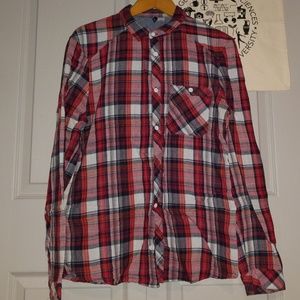 Plaid Button-down